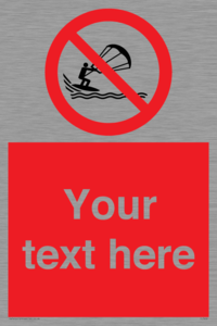 PL7402: Custom No kite surfing