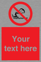 PL7402: Custom No kite surfing