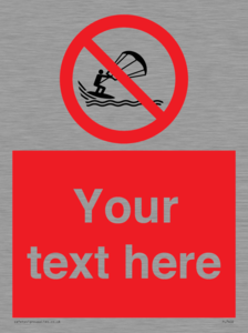 PL7402: Custom No kite surfing