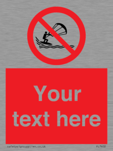 PL7402: Custom No kite surfing