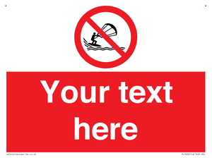 PL7402: Custom No kite surfing