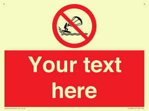 PL7402: Custom No kite surfing