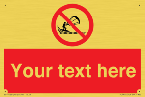 PL7402: Custom No kite surfing