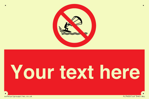 PL7402: Custom No kite surfing