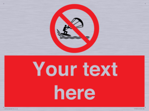 PL7402: Custom No kite surfing