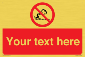 PL7402: Custom No kite surfing