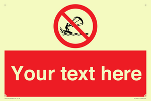 PL7402: Custom No kite surfing