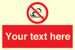 PL7402: Custom No kite surfing