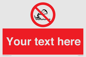 PL7402: Custom No kite surfing