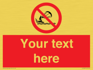 PL7402: Custom No kite surfing