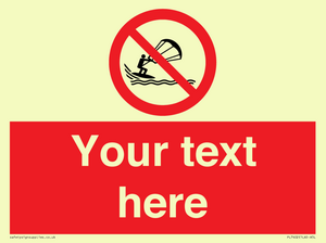 PL7402: Custom No kite surfing