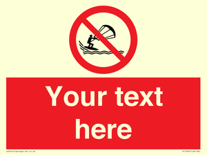 PL7402: Custom No kite surfing