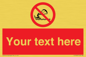 PL7402: Custom No kite surfing