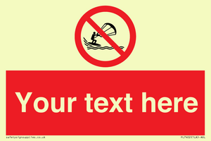 PL7402: Custom No kite surfing