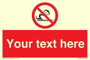 PL7402: Custom No kite surfing