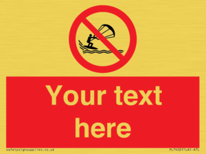 PL7402: Custom No kite surfing