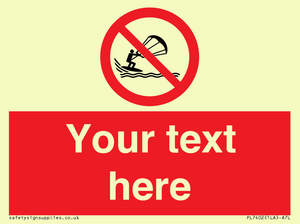 PL7402: Custom No kite surfing