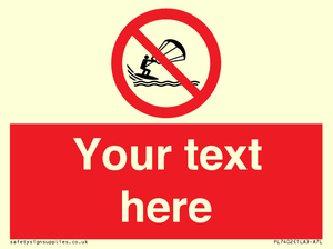 PL7402: Custom No kite surfing