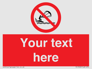 PL7402: Custom No kite surfing