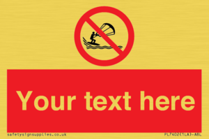 PL7402: Custom No kite surfing