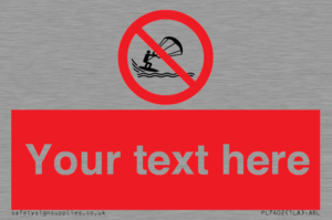 PL7402: Custom No kite surfing