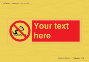 PL7402: Custom No kite surfing