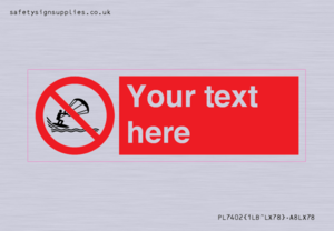 PL7402: Custom No kite surfing