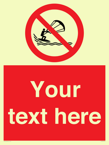 PL7402: Custom No kite surfing
