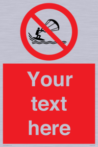 PL7402: Custom No kite surfing