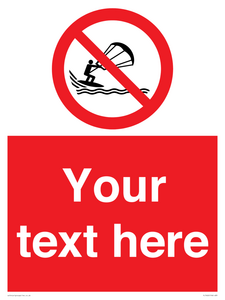 PL7402: Custom No kite surfing