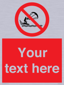 PL7402: Custom No kite surfing