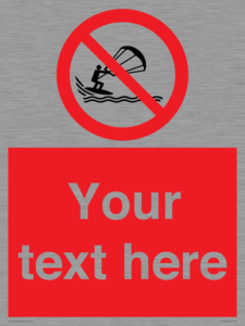 PL7402: Custom No kite surfing