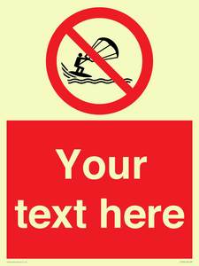 PL7402: Custom No kite surfing