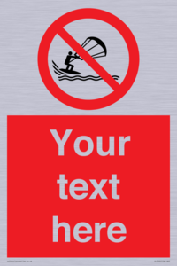 PL7402: Custom No kite surfing