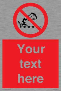 PL7402: Custom No kite surfing