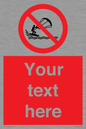 PL7402: Custom No kite surfing