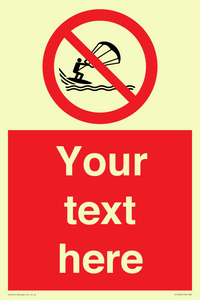 PL7402: Custom No kite surfing