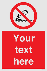 PL7402: Custom No kite surfing