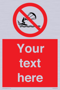 PL7402: Custom No kite surfing
