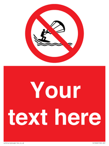 PL7402: Custom No kite surfing