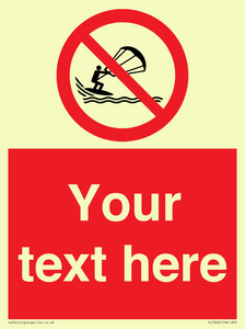 PL7402: Custom No kite surfing
