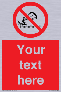 PL7402: Custom No kite surfing