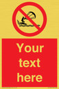PL7402: Custom No kite surfing
