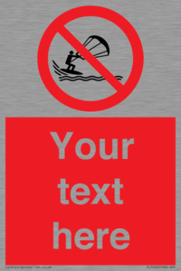 PL7402: Custom No kite surfing