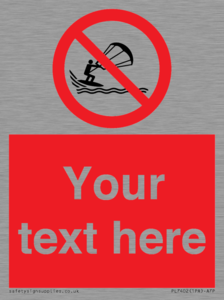 PL7402: Custom No kite surfing