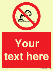 PL7402: Custom No kite surfing