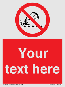 PL7402: Custom No kite surfing
