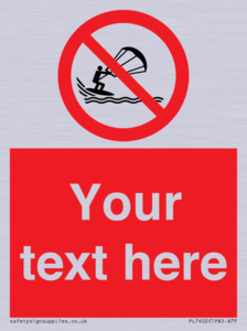 PL7402: Custom No kite surfing