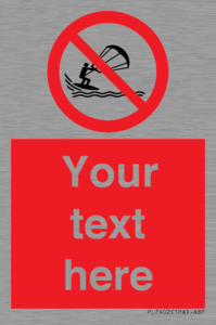PL7402: Custom No kite surfing