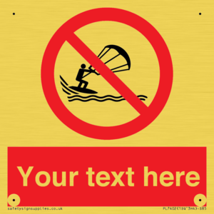 PL7402: Custom No kite surfing